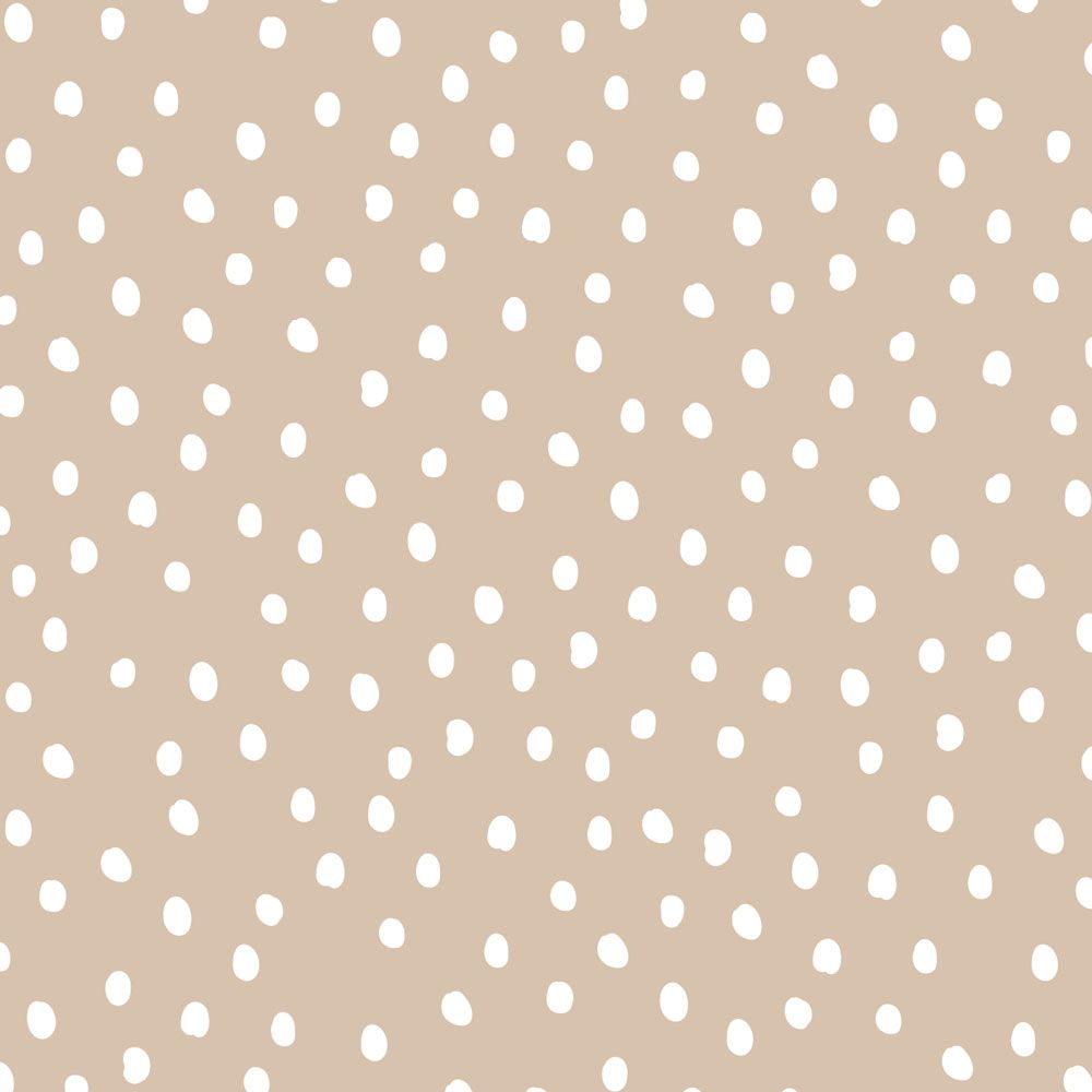 Simple Irregular Dots Beige Tapeta