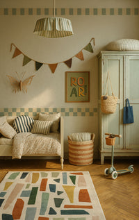 Stripes Slim Cream Green