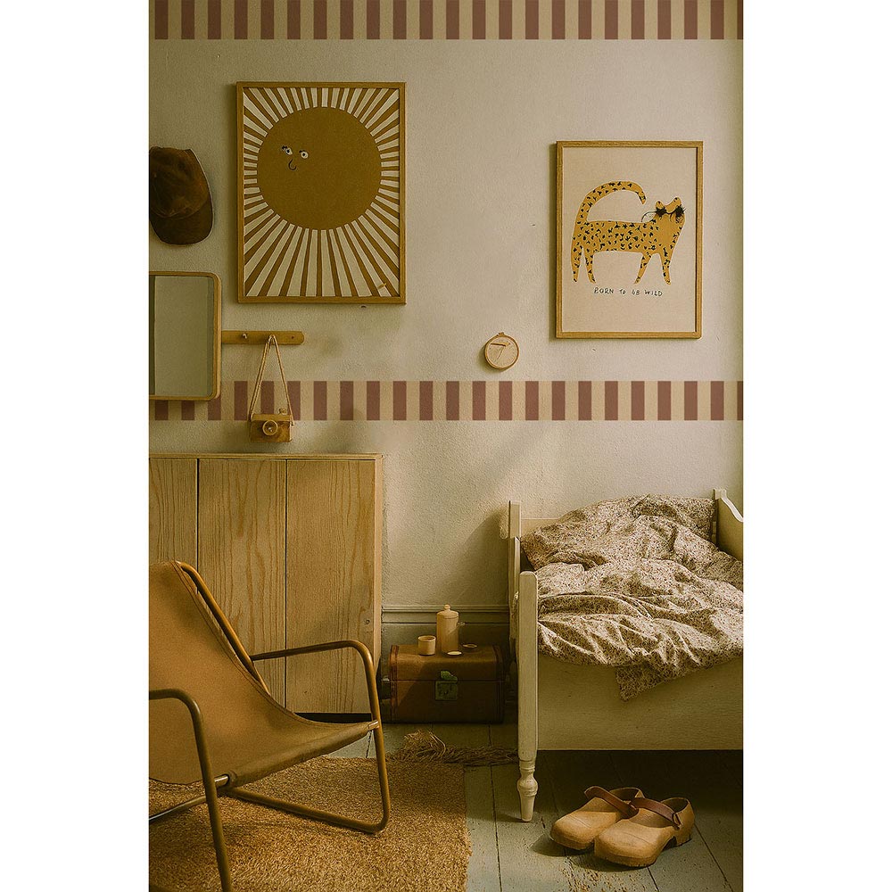 Stripes Nostalgia Beige Brown