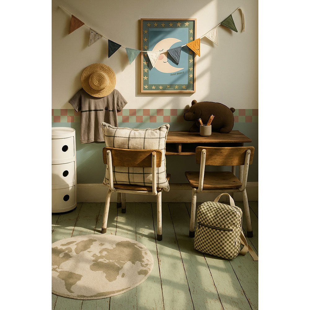 Stripes Slim Brown Green