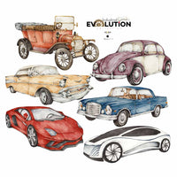 History of Cars Set