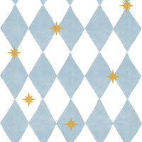 French diamonds with stars Tapeta