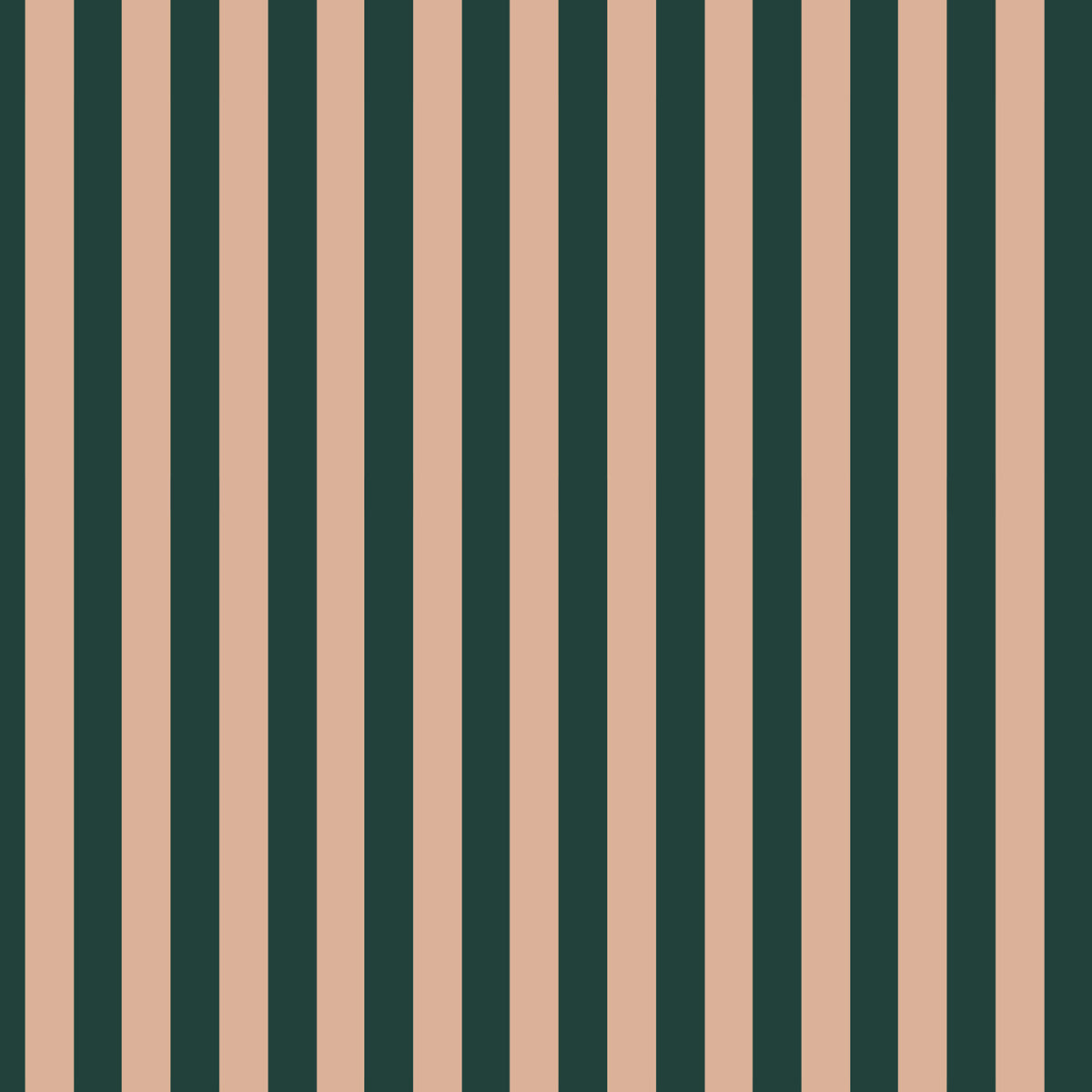 Wide stripes royal green and pink Tapeta