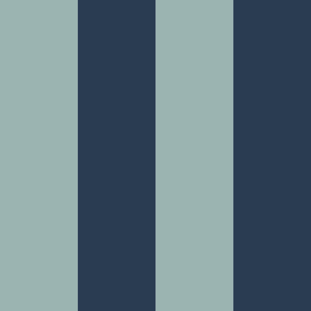 Wide stripes 2 shades of blue Tapeta