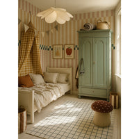 Stripes happy cherry pink and and sunny yellow Tapeta