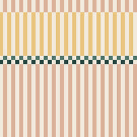 Stripes happy cherry pink and and sunny yellow Tapeta