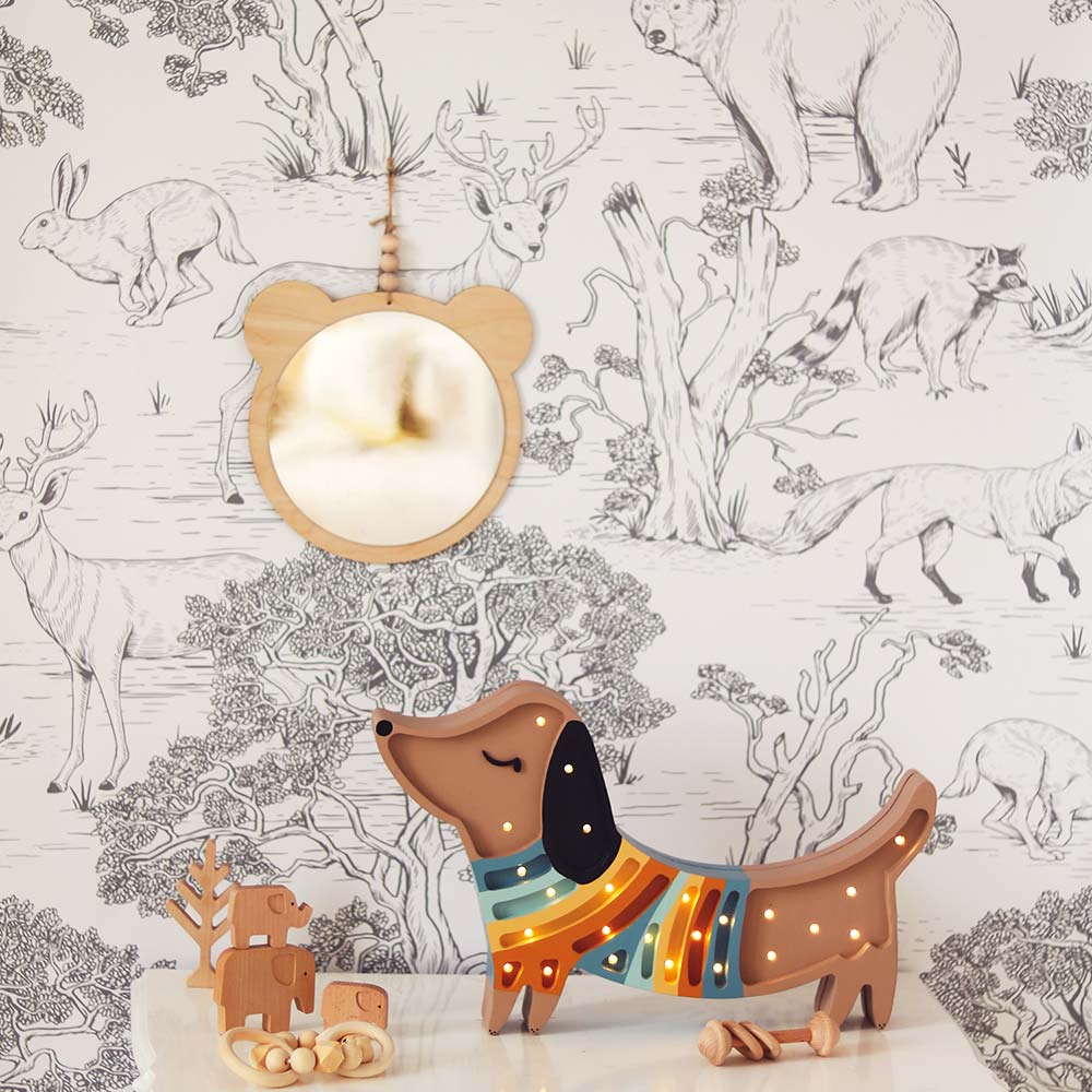 Dekornik Wallpaper Animals White