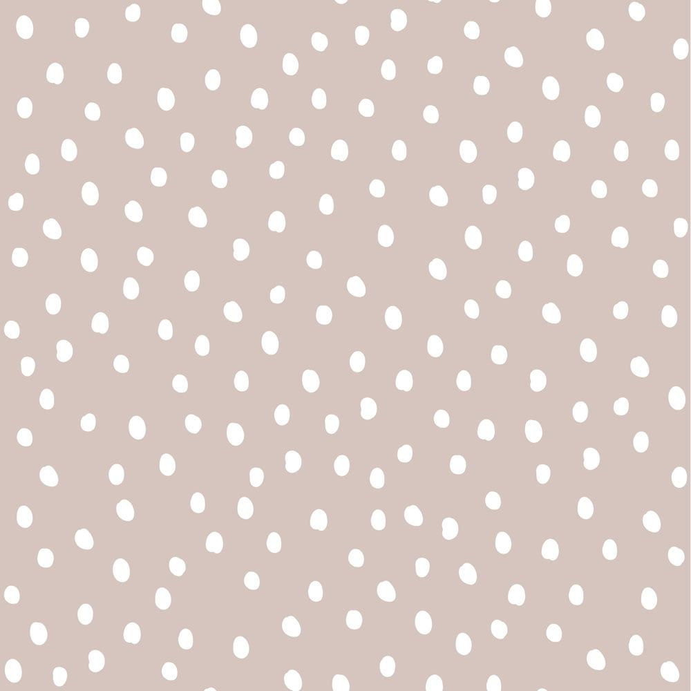 Simple irregular dots powder pink white Tapeta