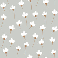 Simple Daisies on gray Tapeta