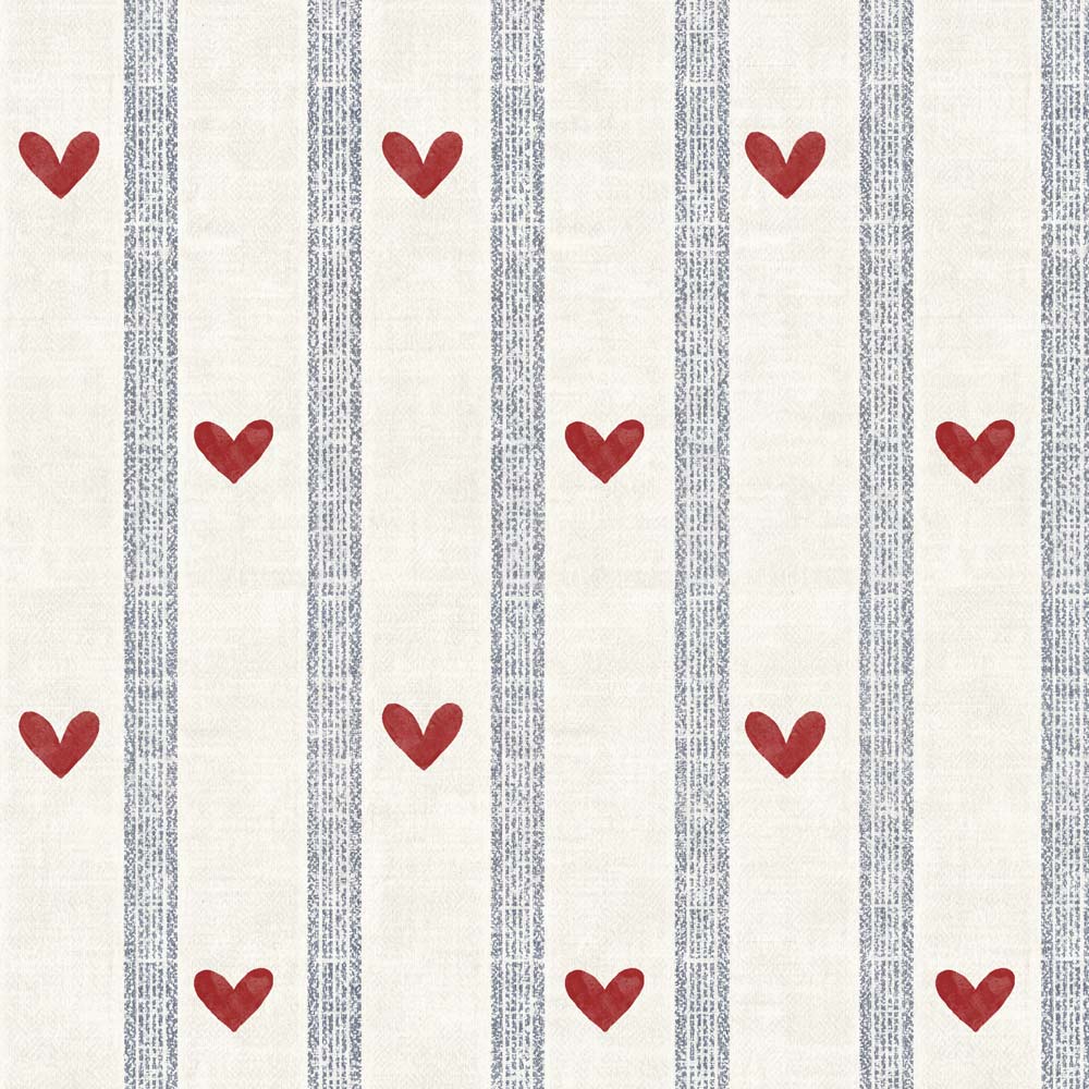 Hearts and stripes morning Tapeta