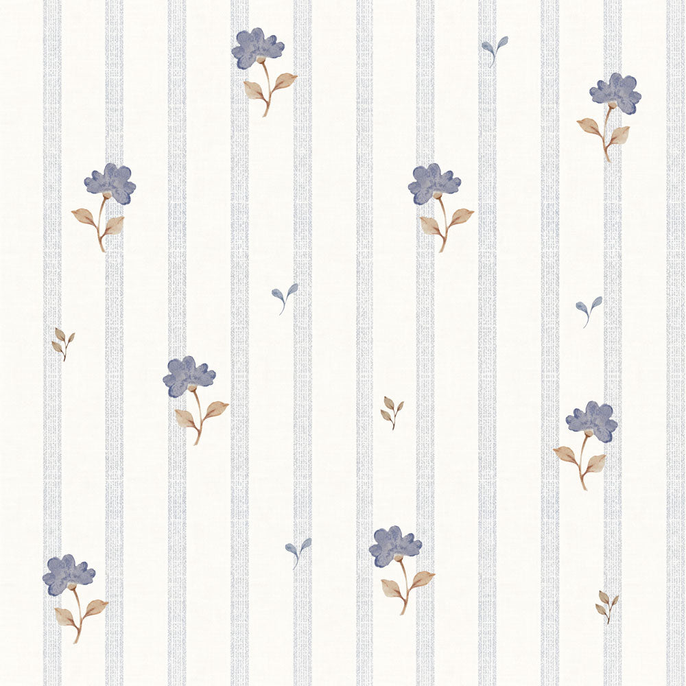 Delicate retro flowers Tapeta