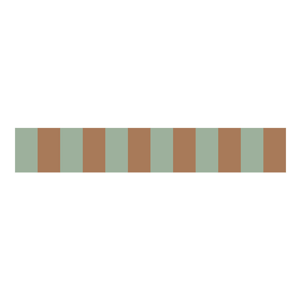 Stripes Slim Brown Green