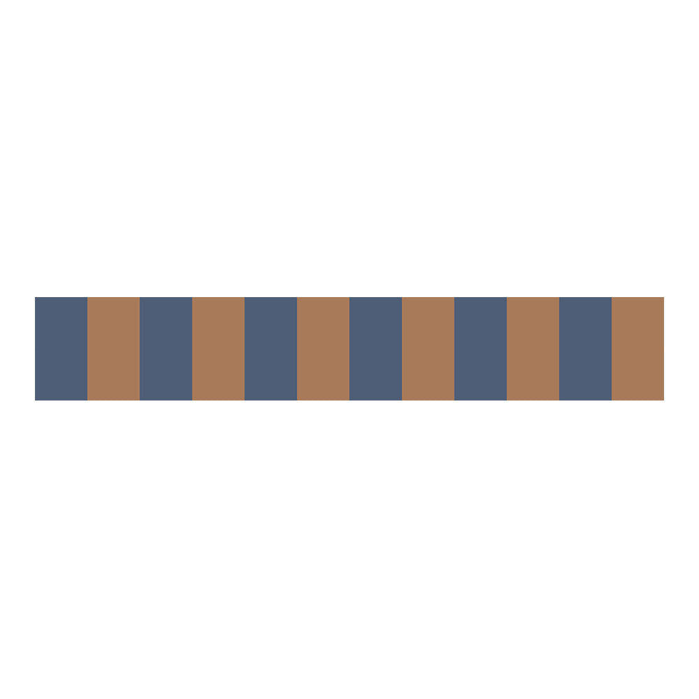 Stripes Slim Navy Blue Brown