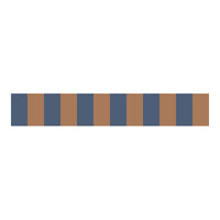 Stripes Slim Navy Blue Brown