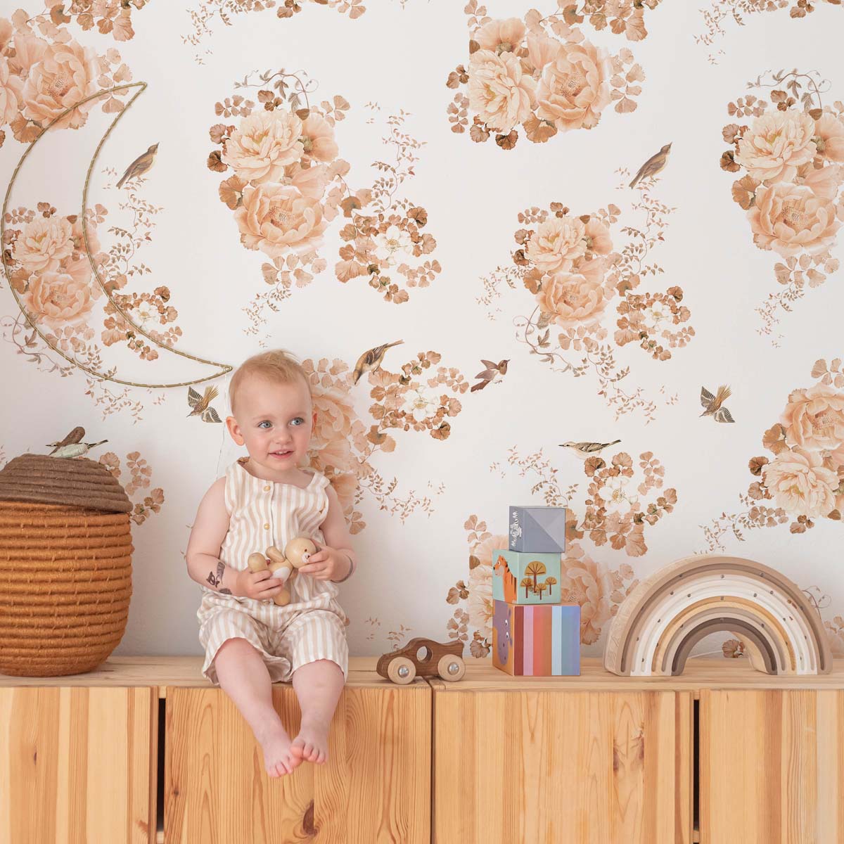 Subtle Hamptons Garden Tapeta