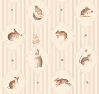 "Magic Mice" Wallpaper dekornik for a toddler's room.