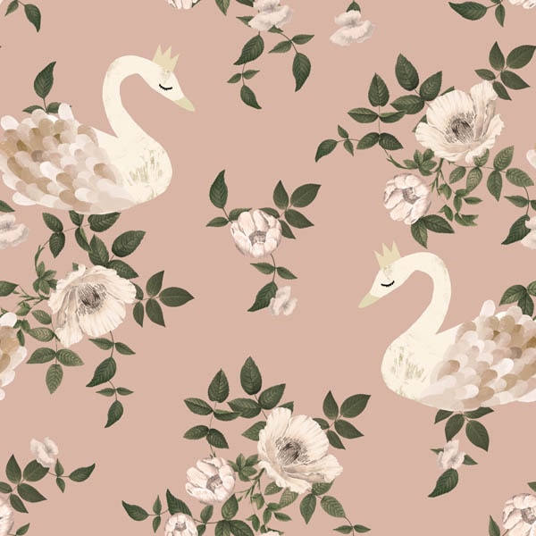 Swans kingdom pink