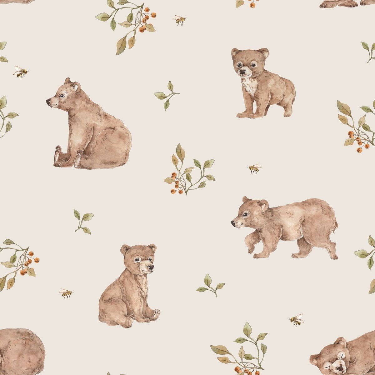 Little Bears Tapeta