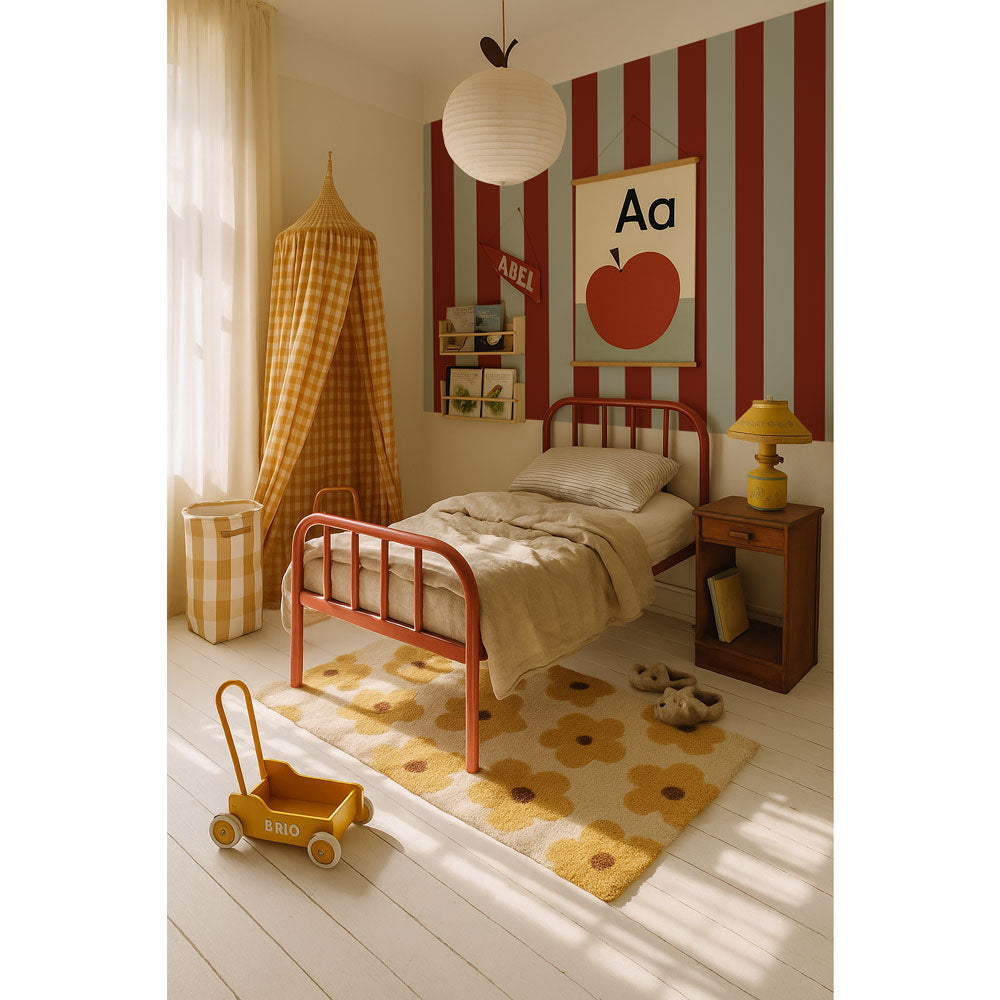 Stripes blue red Tapeta