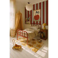 Stripes blue red Tapeta